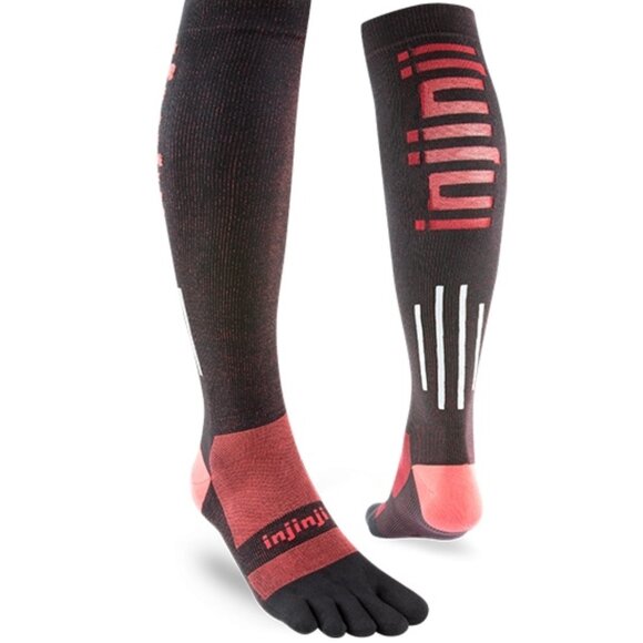 NEW Injini Unisex Ultra Compression Toe Socks, Medium - Picture 1 of 4
